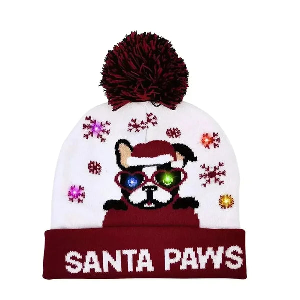 Christmas LED Knit Hat