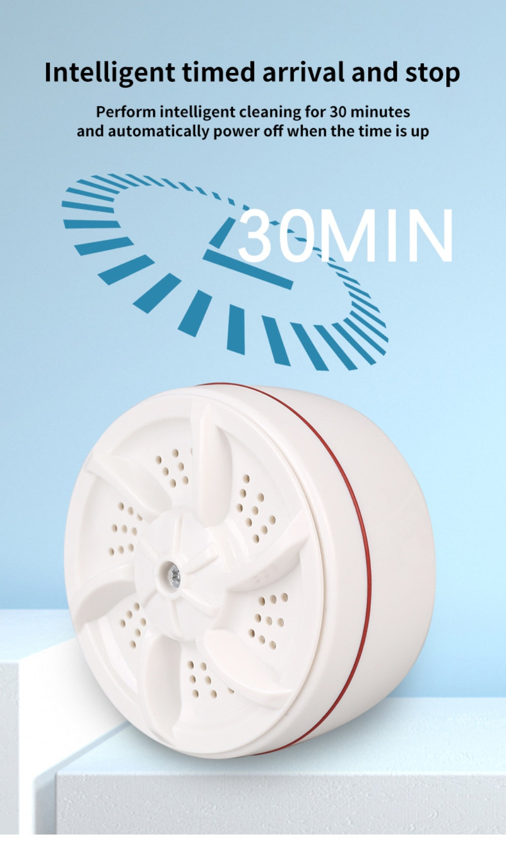 Portable Washing Machine, Mini Ultrasonic Washing Machine 3 in 1 Dishwasher