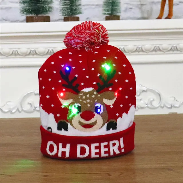 Christmas LED Knit Hat