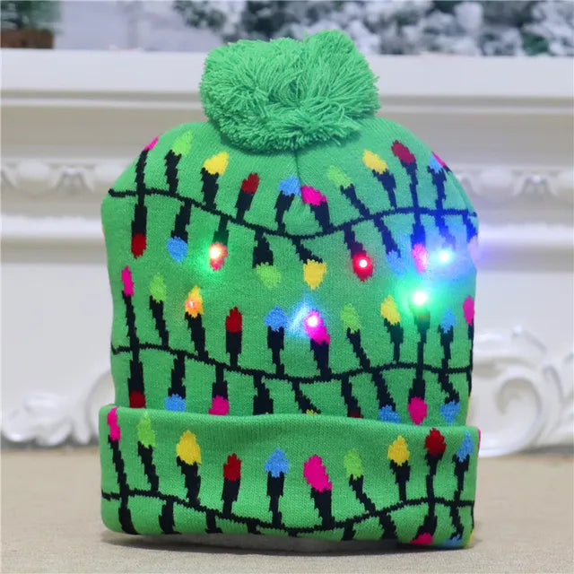 Christmas LED Knit Hat