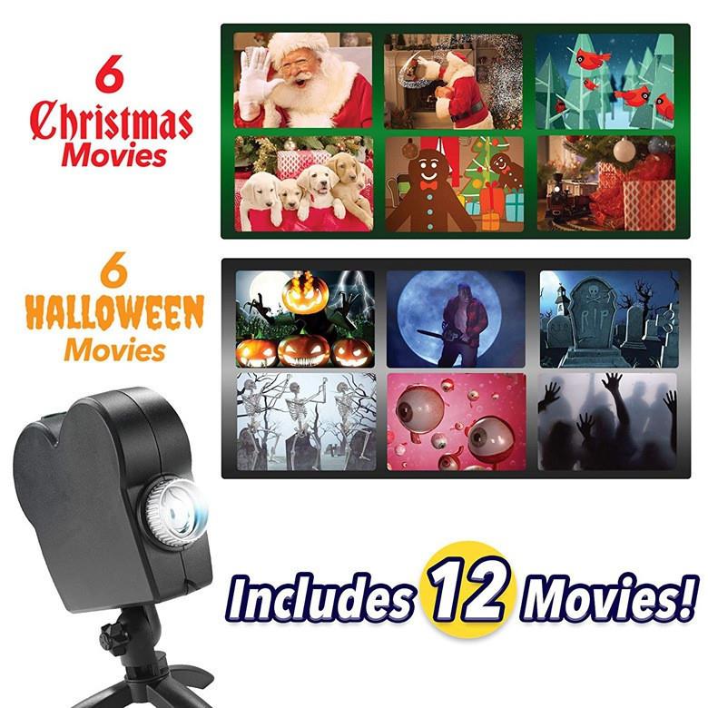 Halloween and Christmas Window Projector