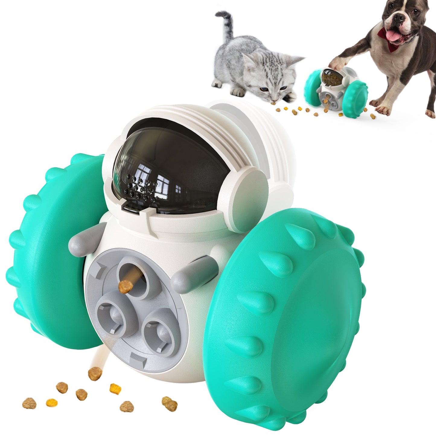 Dog and Cat Interactive Toy Tumbler and Treat Dispenser